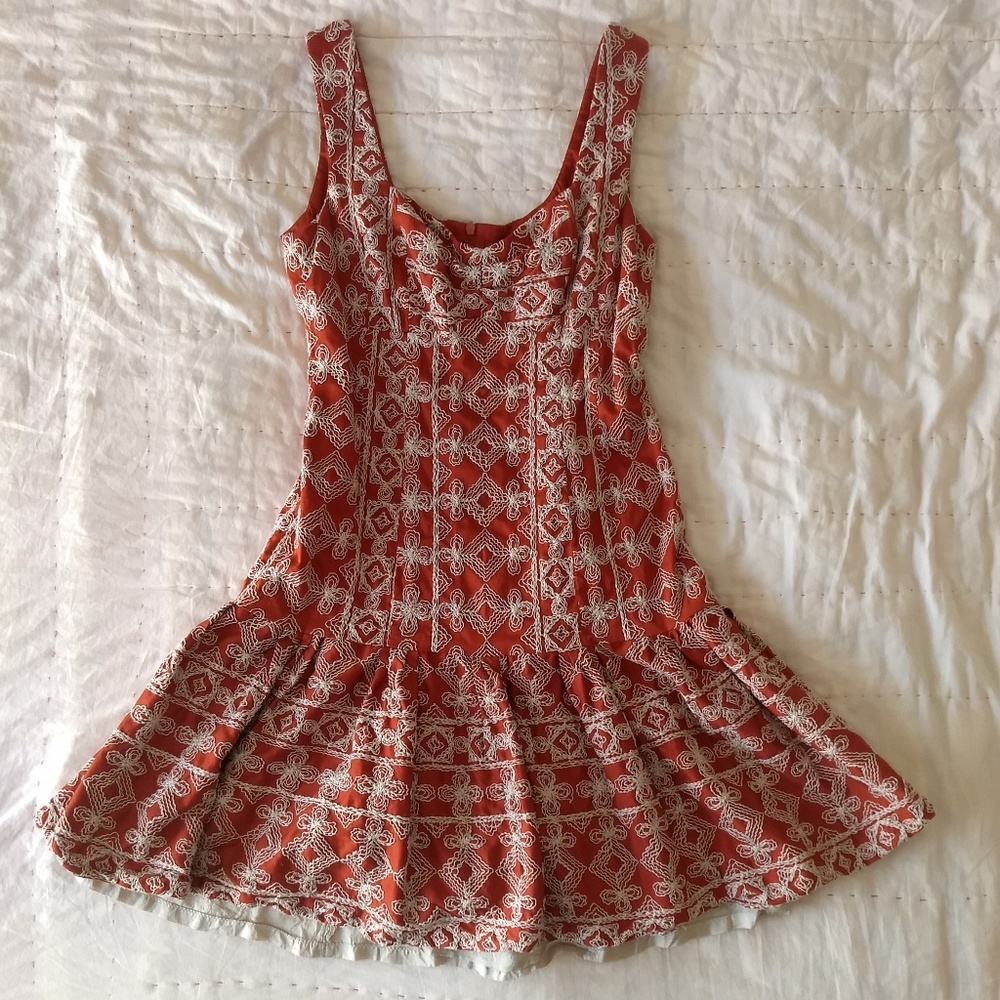Nanette Lepore Embroidered Dress